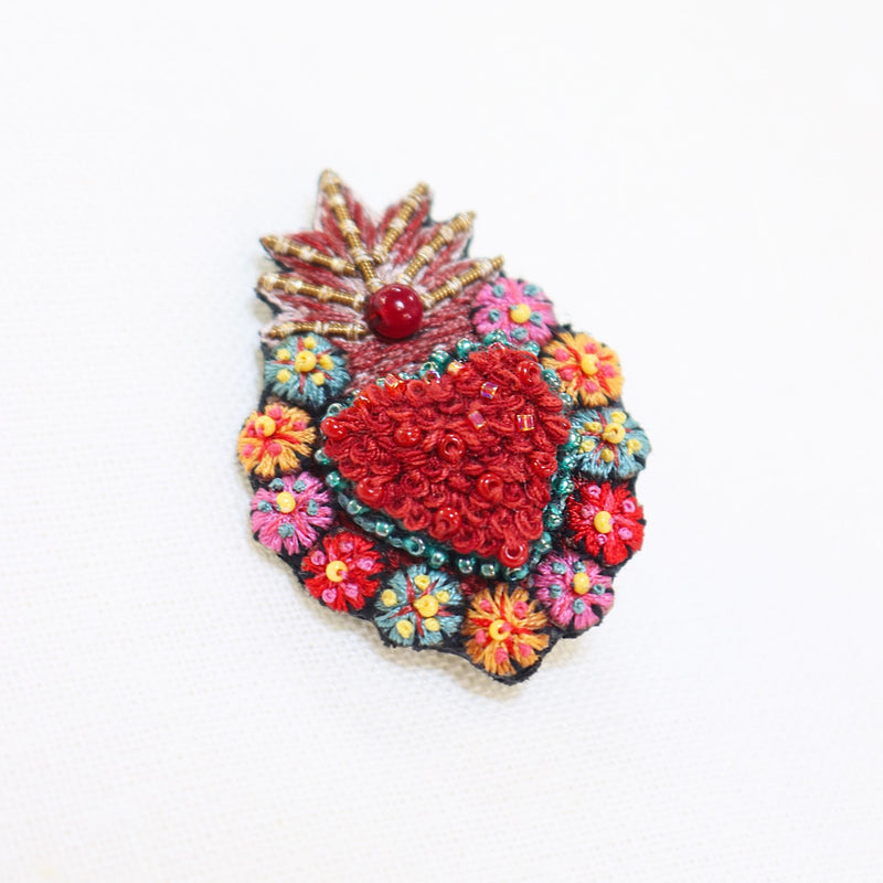 Blossom Heart Brooch