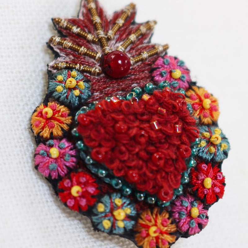 Blossom Heart Brooch