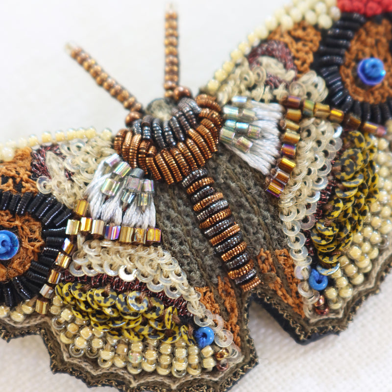 Apatura Iris Butterfly Brooch