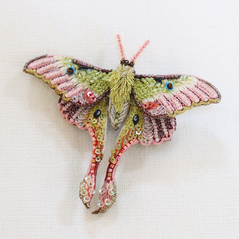 Moon Moth Brooch