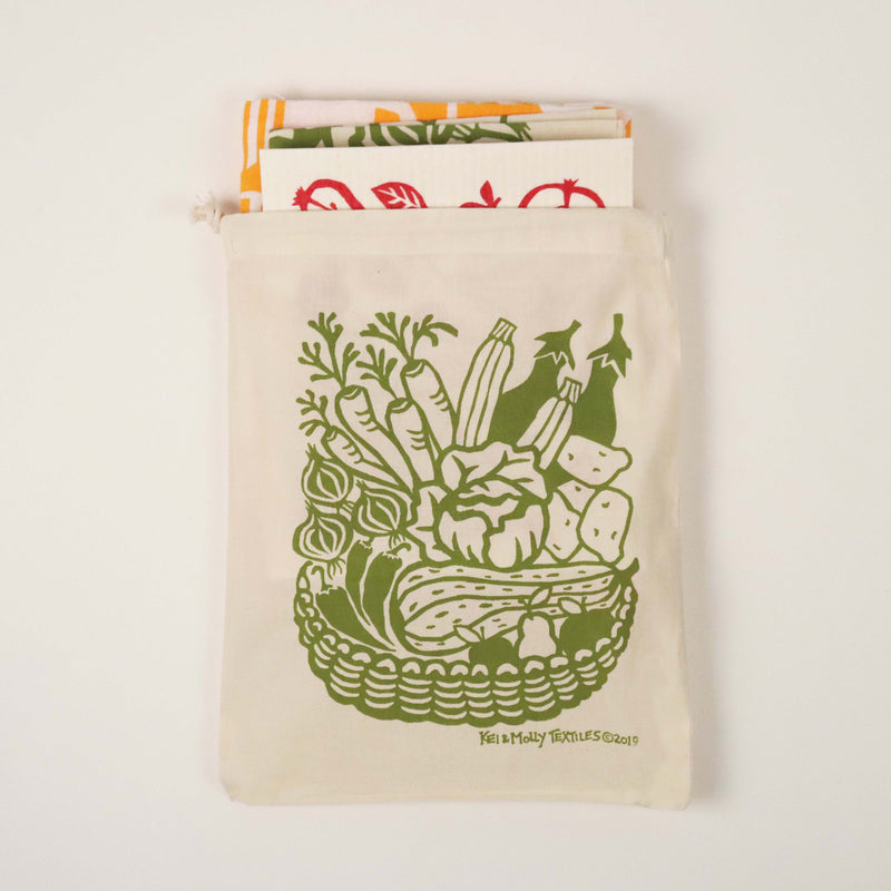 Kei & Molly Textiles Perfect Gift Bag: Produce.