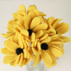 Felt Daisy Flower Yellow