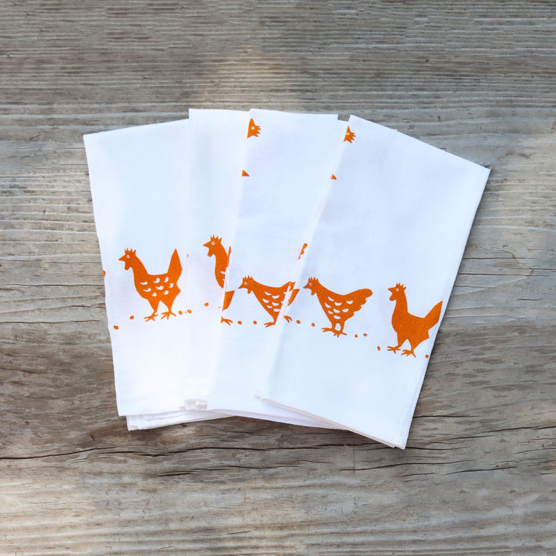 Kei & Molly Chicken Napkins Set