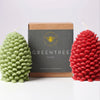 Green Tree Jumbo Pine Cone Candles