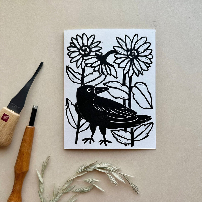 KDC Studio- Crow Card