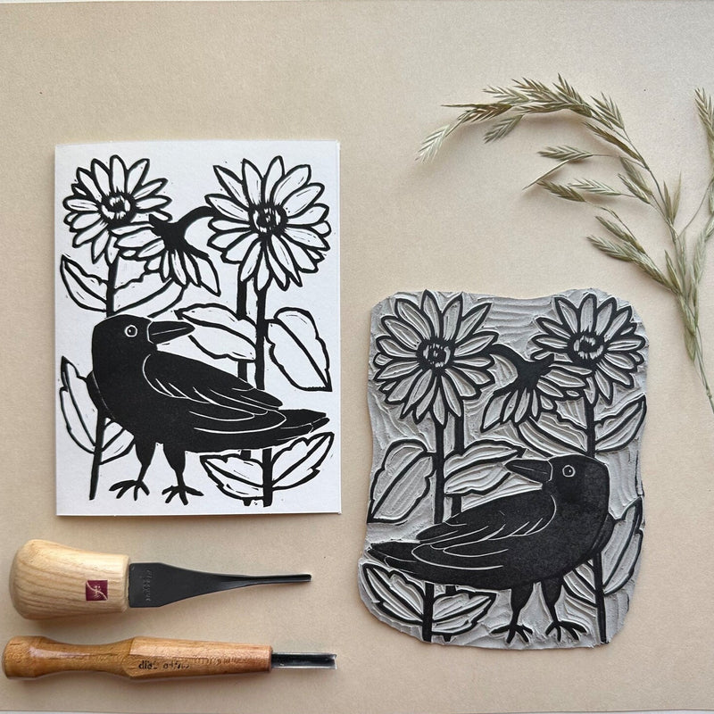 KDC Studio- Crow Card