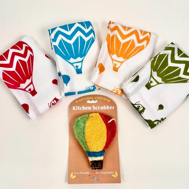 Balloon Rainbow Bundle- 4 colors + Balloon Scrubber