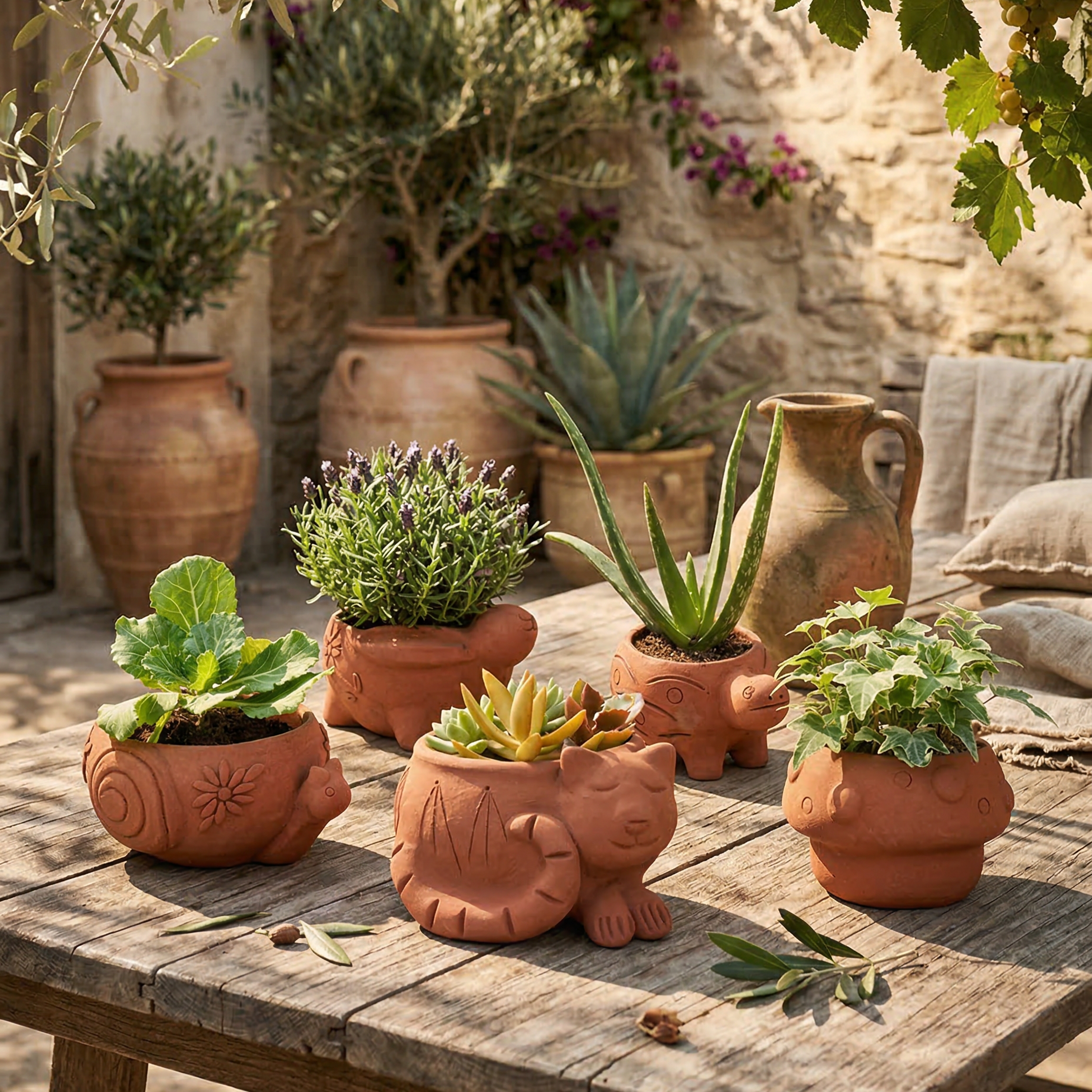 ceramic plant pots online india Matr Boomie – Terracotta Rakshana Plant Pots – Kei & Molly Textiles, LLC