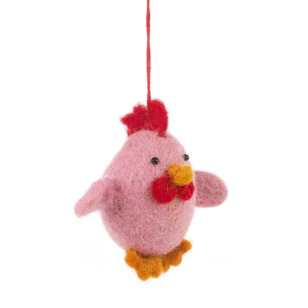 Spring Loaded Molly Kei & Molly – Felt Spring Chicks Ornament – Kei & Molly Textiles, LLC