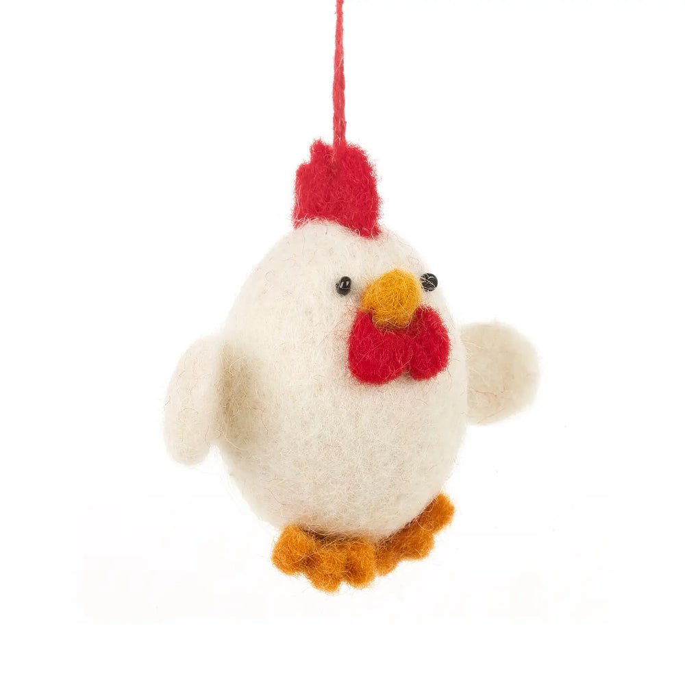 Spring Loaded Molly Felt So Good – Felt Spring Chicks Ornament – Kei & Molly Textiles, LLC