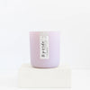 Upside Goods Co. Limited Edition Lavender + Sage glass candle is handmade in Albuquerque, New Mexico. 