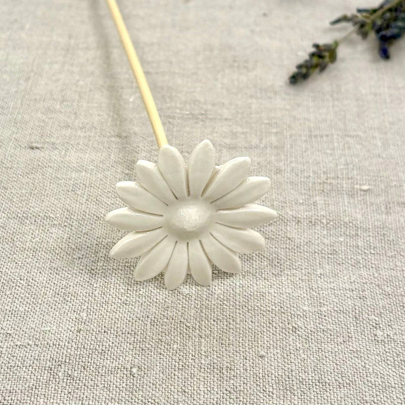 Purely Porcelain Bamboo Diffuser Stick- Daisy