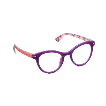Daphne Purple Coral Check Readers By Peepers Kei Molly Textiles Llc Daphne Purple Coral Check Readers By Peepers Kei Molly Textiles Llc