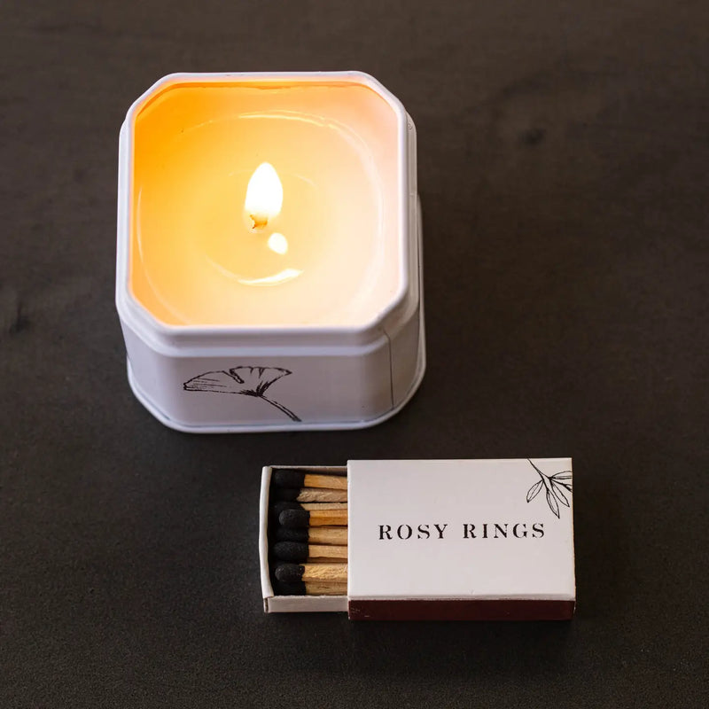 Apricot Rose Travel Candle