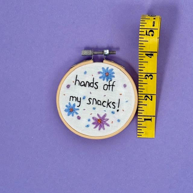 Small Embroidery Hoop Art