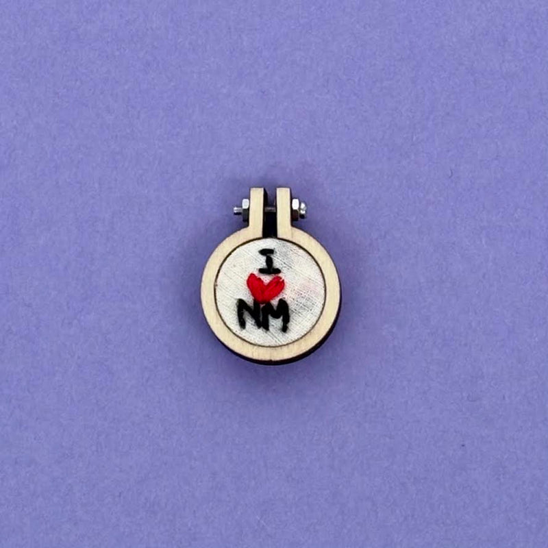 Tiniest Embroidery Hoop Pin