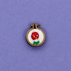 Tiniest Embroidery Hoop Pin