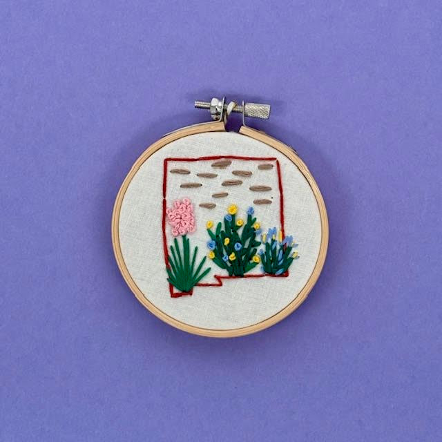 Small Embroidery Hoop Art