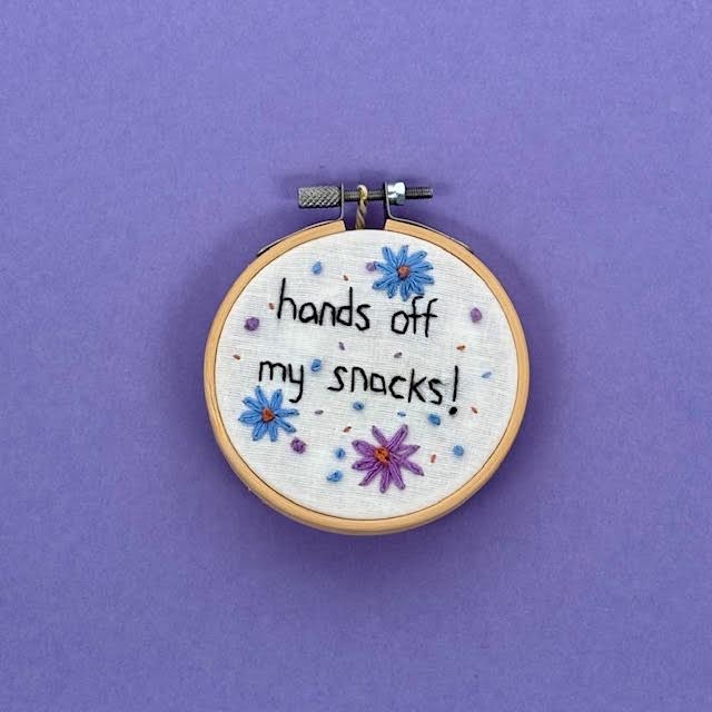 Small Embroidery Hoop Art