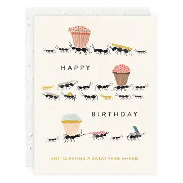 Seedlings- Ant-icipating A Great Year Greeting Card