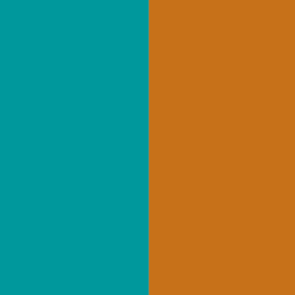 Scattered Light Stitchery- Teal and Orange Pyramid Pin Cushion