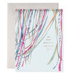 E. Frances Paper Wedding Ribbons Greeting Card Front