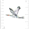 Sandhill Crane Brooch