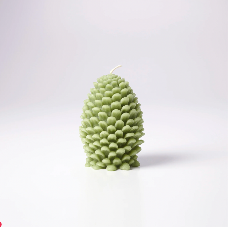 Green Tree Jumbo Pine Cone Candles Sage