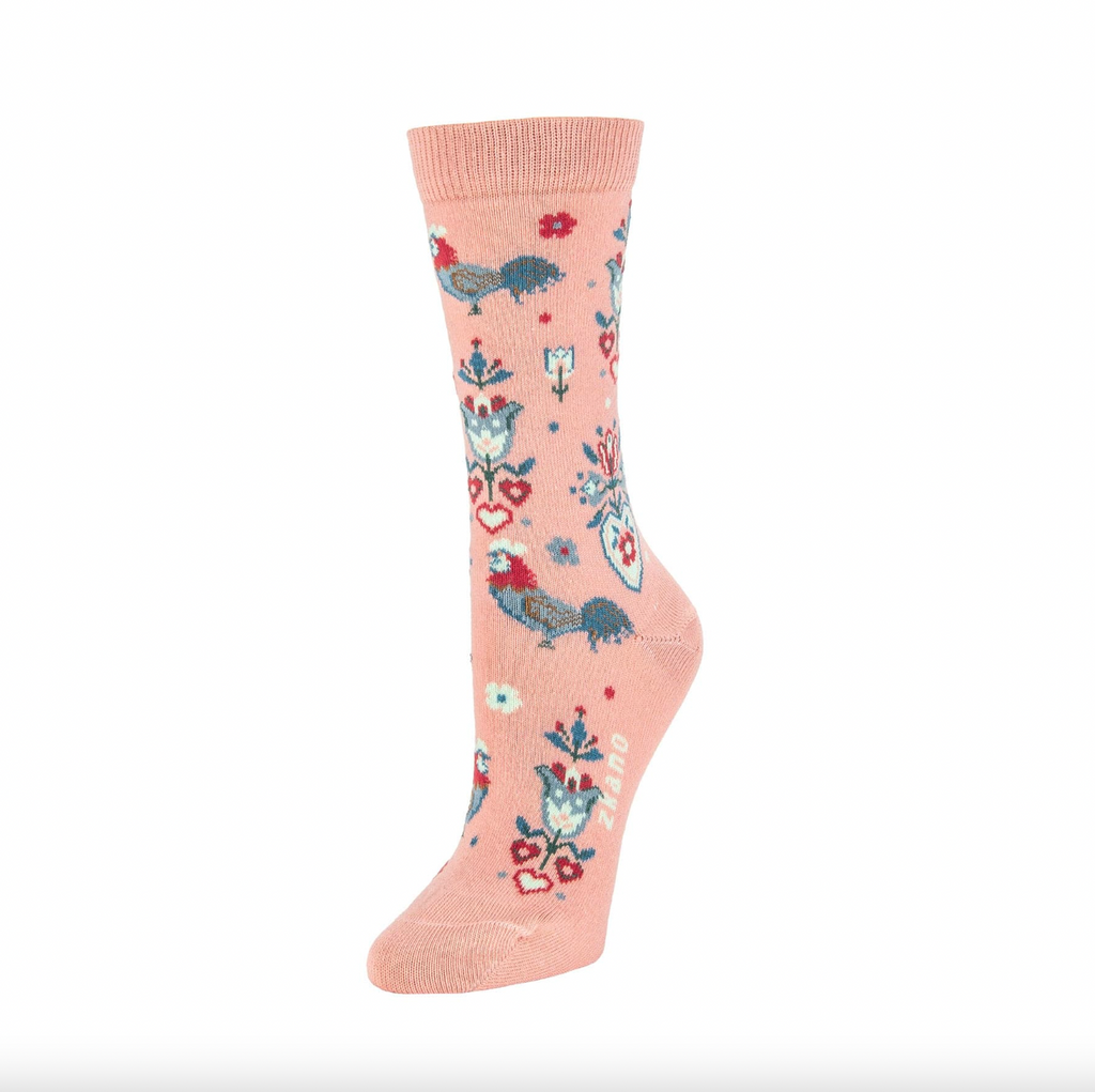 Rise'N Shine Crew Socks Antique Pink