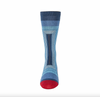 ZKANO Vanishing Point Crew Socks Indigo