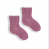 Lisa B Baby Cashmere Socks Rosewood