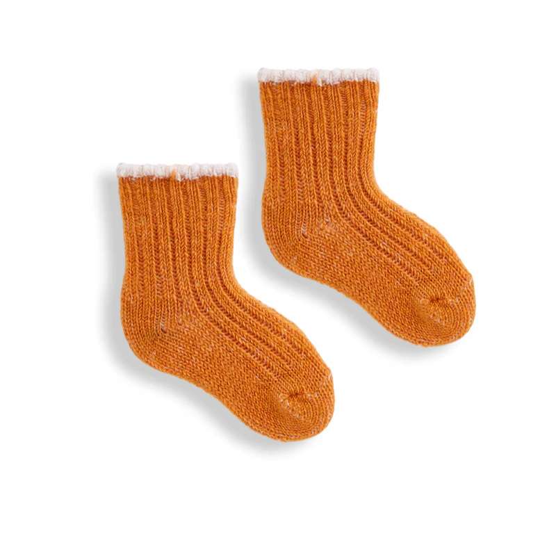 Lisa B Baby Cashmere Socks Squash