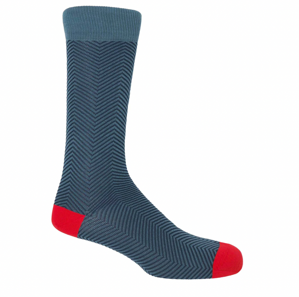 Peper Harow- Taylor Men's Socks Blue