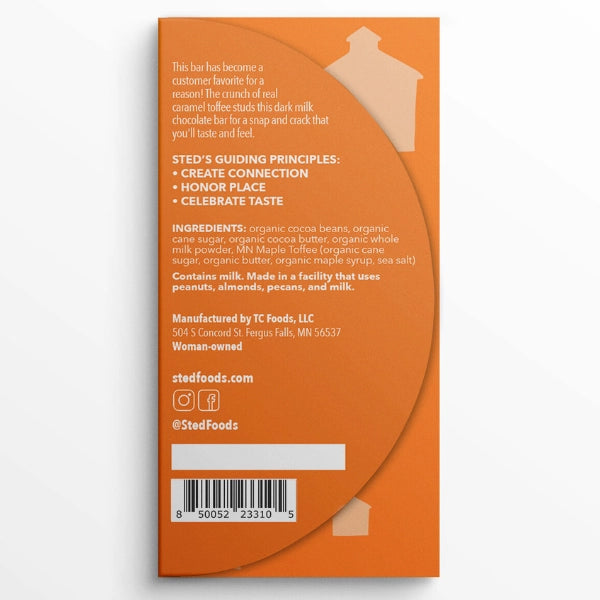 Sted Foods- Caramel Crack, back