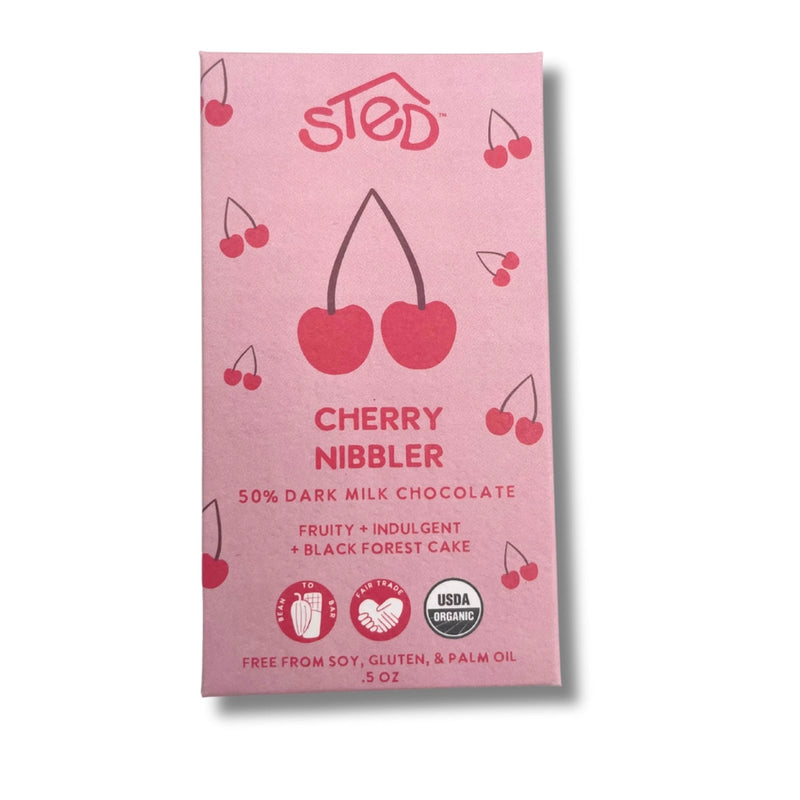 Sted Foods- Cherry Nibbler Mini Chocolate Bar