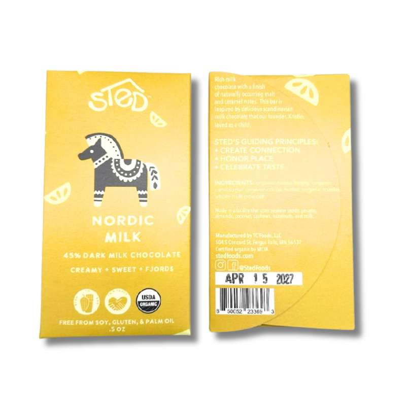 Sted Foods- Nordic Milk, back