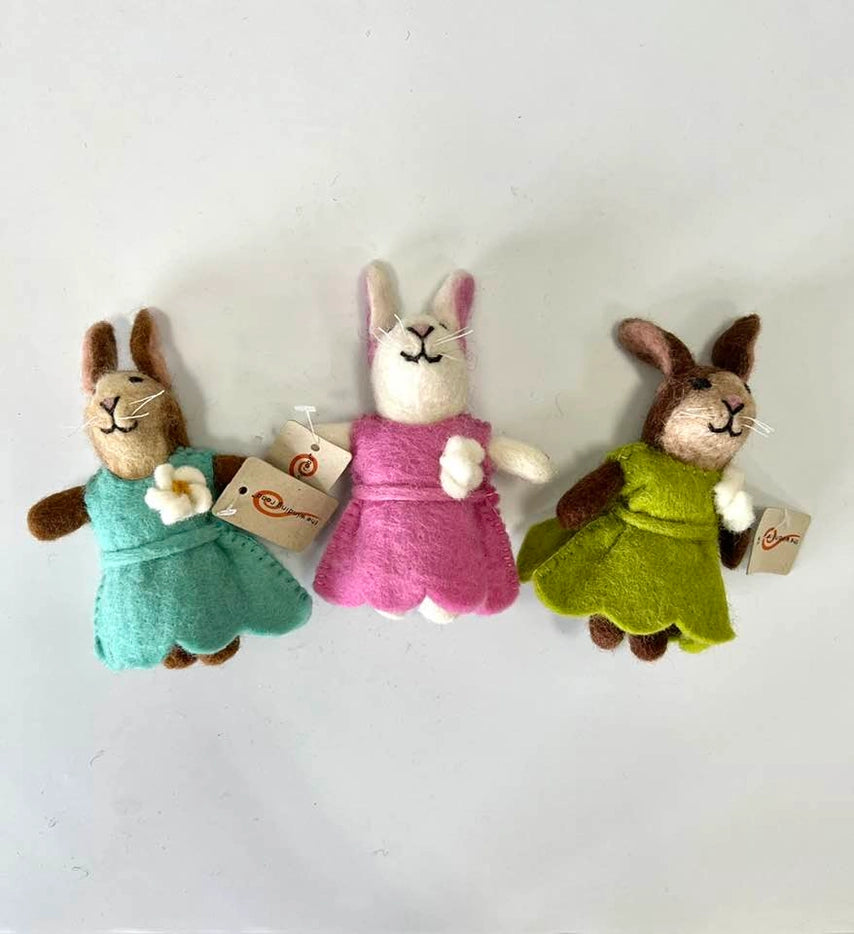 Felt Bunny Dolls
