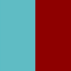 Teal/Red