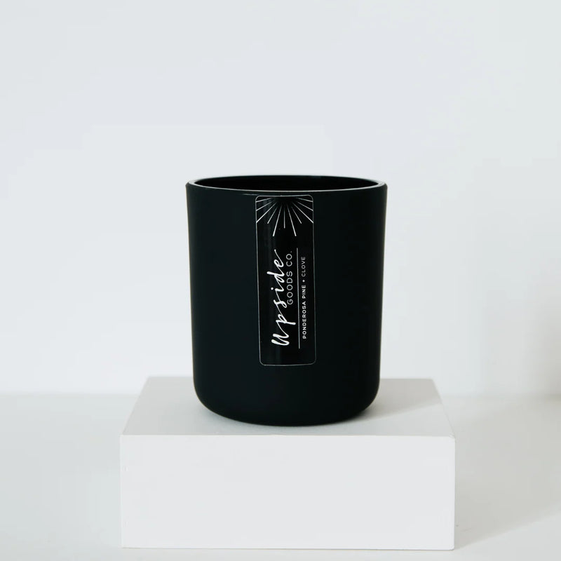 Ponderosa Pine + Clove Glass Candle