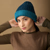 WUAMAN - Reversible Baby Alpaca Beanie - Cable Knit