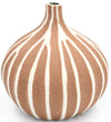 BULB Mini Porcelain Vase Terracotta