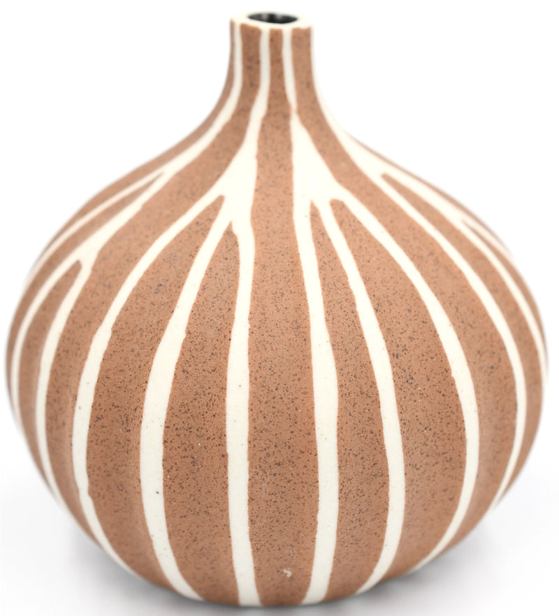 CONGO Mini Porcelain Vase Terracotta