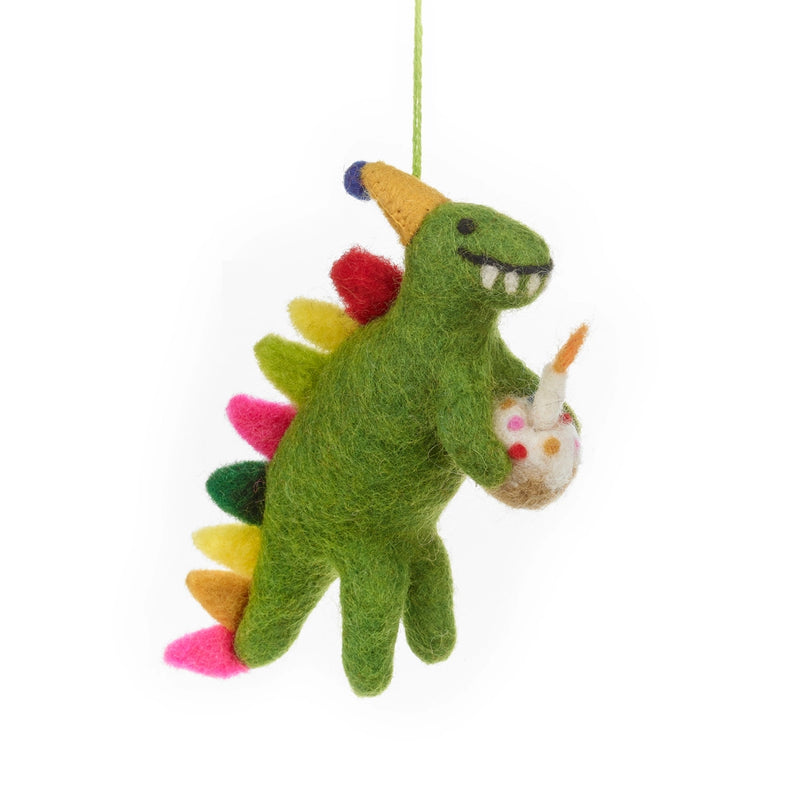 Felt Birthday Dino Ornament