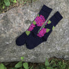 This Night Hydrangea Socks S/M