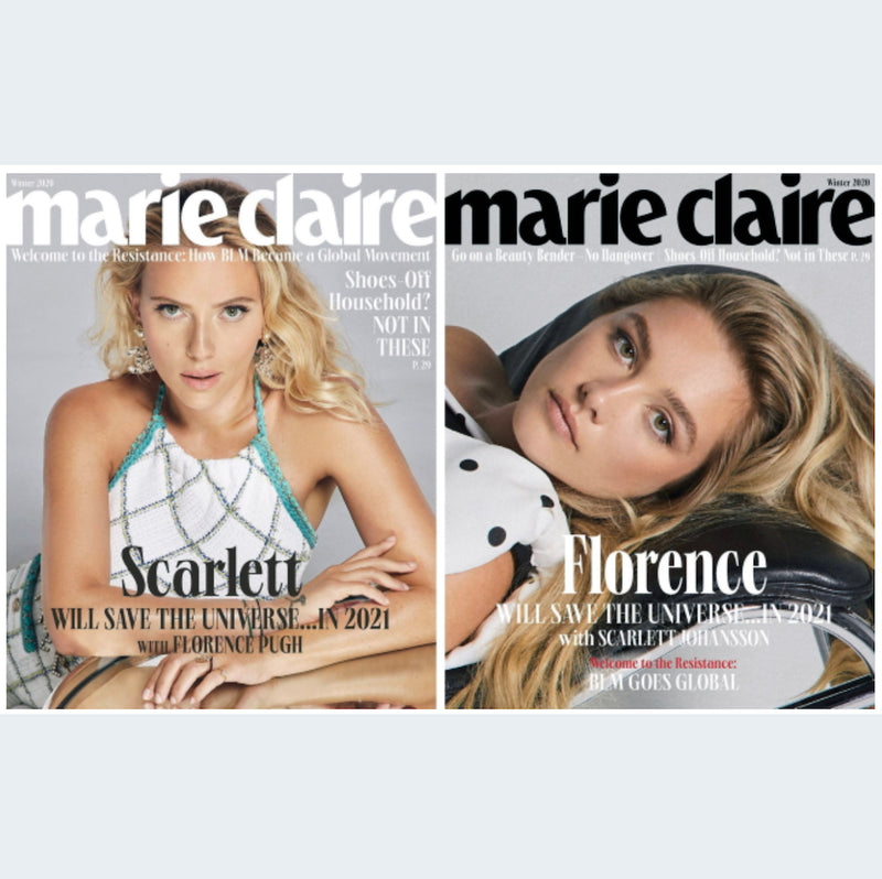 Front cover of our press in Marie Claire, 2021