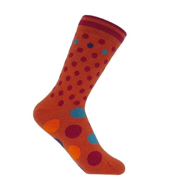 Mary Women's Organic Luxury Socks Terracotta