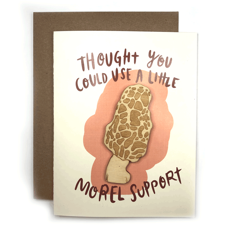 Morel Support Card + Magnet