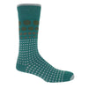 Grad Polka Men's Organic Luxury Socks Teal
