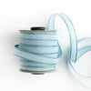 Italian Drittofilo Cotton Ribbon- Sky/ Aqua