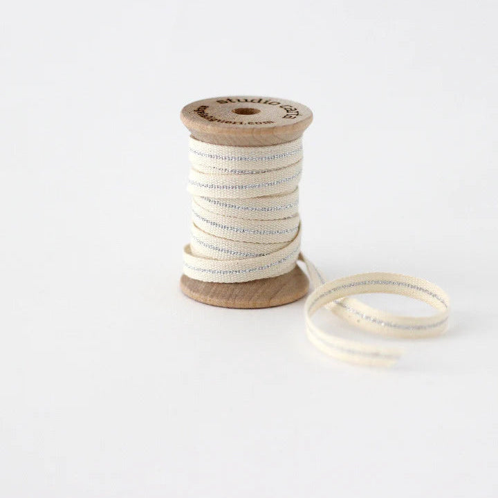Studio Carta Ribbon- Nautural with Silver